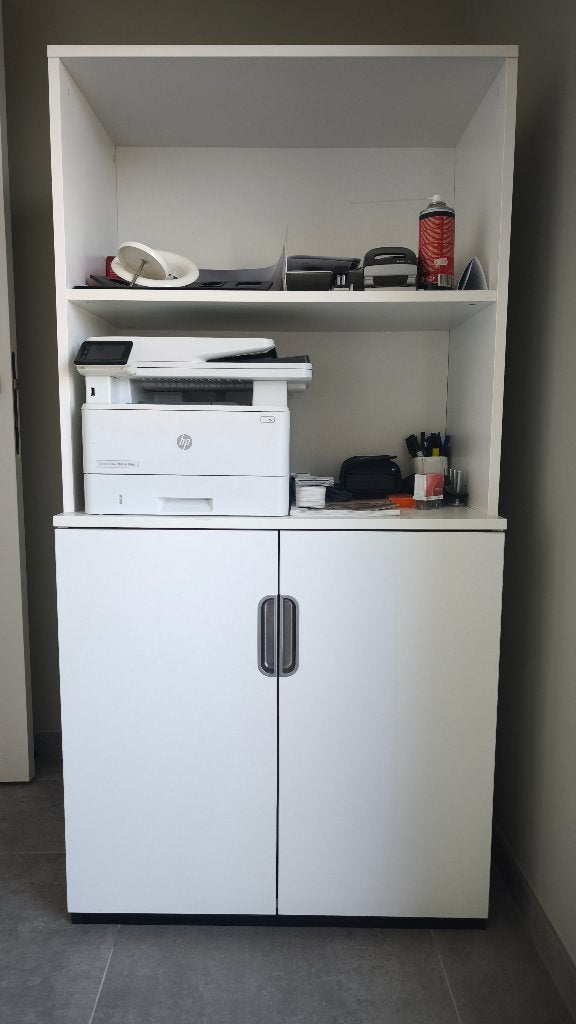 IKEA Galant kastcombinatie wit, Maison & Meubles, Armoires | Armoires murales, 25 à 50 cm, Moins de 150 cm, Utilisé, Avec tablette(s)