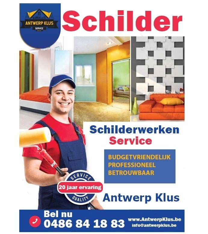 Schilder Antwerpen - 0486841883, Verzenden