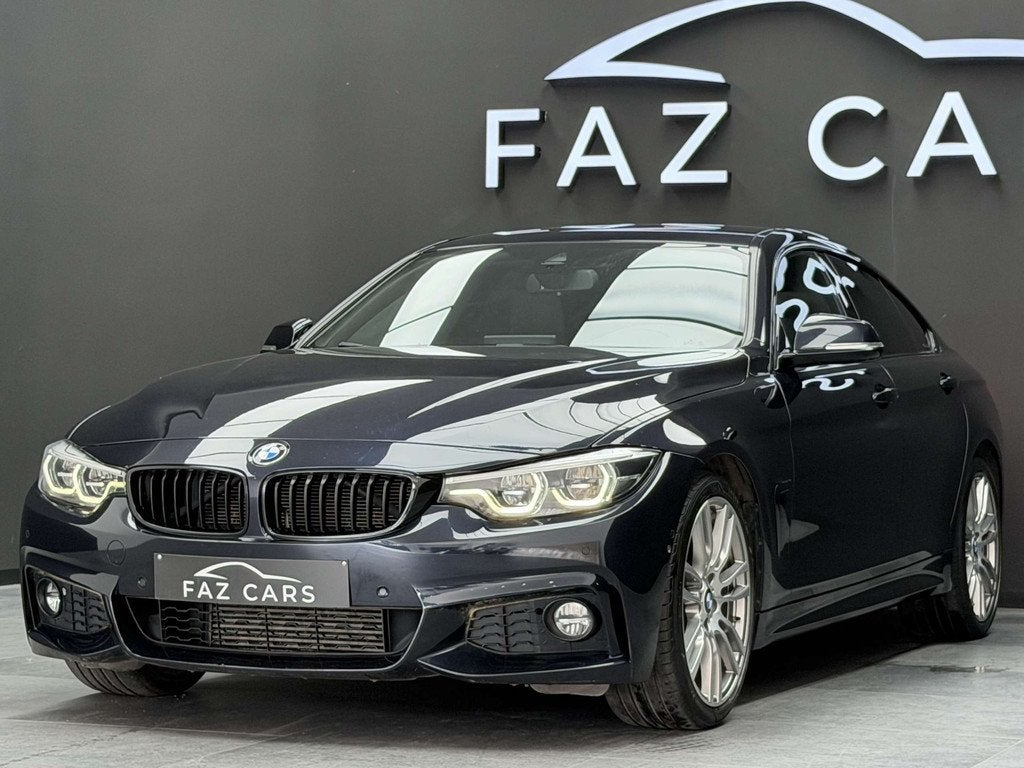 BMW 418 Gran Coupé dA * PACK M + CUIR + JANTES + GARANTIE, Auto's, BMW, Automaat, Achterwielaandrijving, 4 cilinders, Zwart