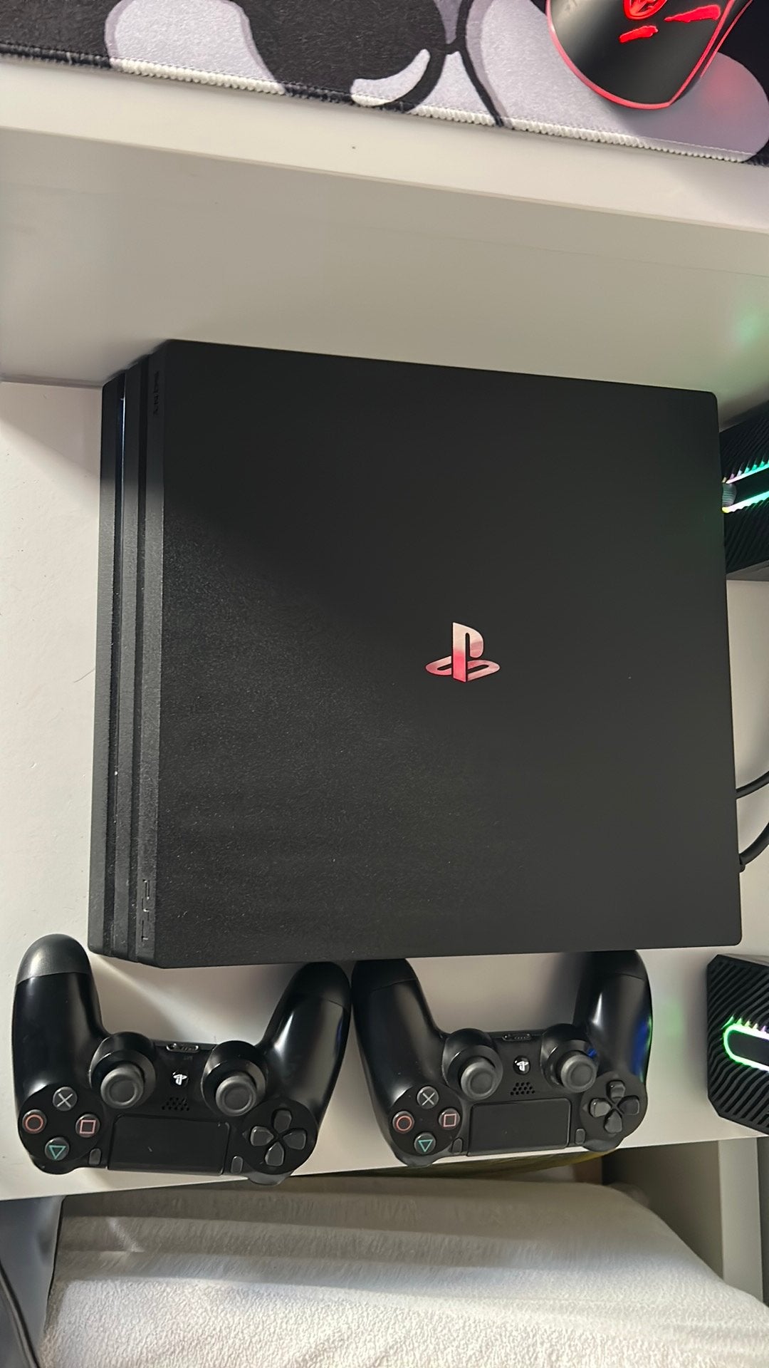 Ps4 Pro, Games en Spelcomputers, Spelcomputers | Sony PlayStation 4, Ophalen, Met 2 controllers, Zo goed als nieuw, 1 TB