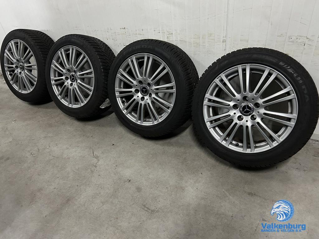 8mm! Mercedes E-klasse W212 17 inch velgen 5x112 winterbande, Pneus et Jantes, Véhicule de tourisme, -, 17 pouces