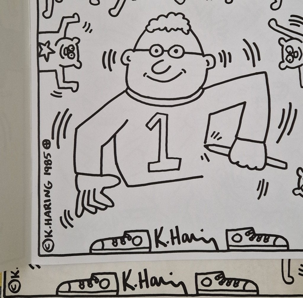 Keith Haring kleurboek - 20 offsetlitho's - Collector's item, Ophalen