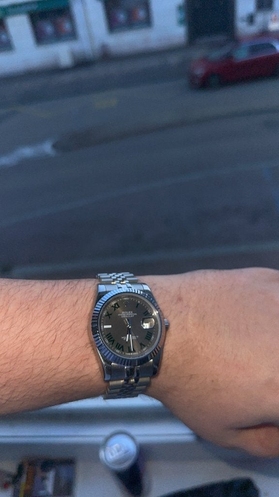 Rolex, Handtassen en Accessoires, Staal, Polshorloge, Ophalen of Verzenden, Zo goed als nieuw