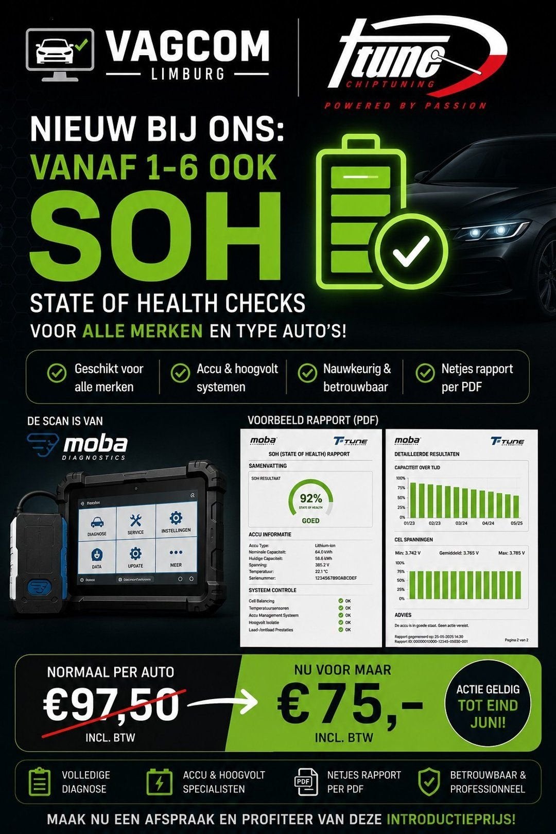 SOH (State of Health) Accu Check – Voor Alle Merken, 24-uursservice, Overige werkzaamheden
