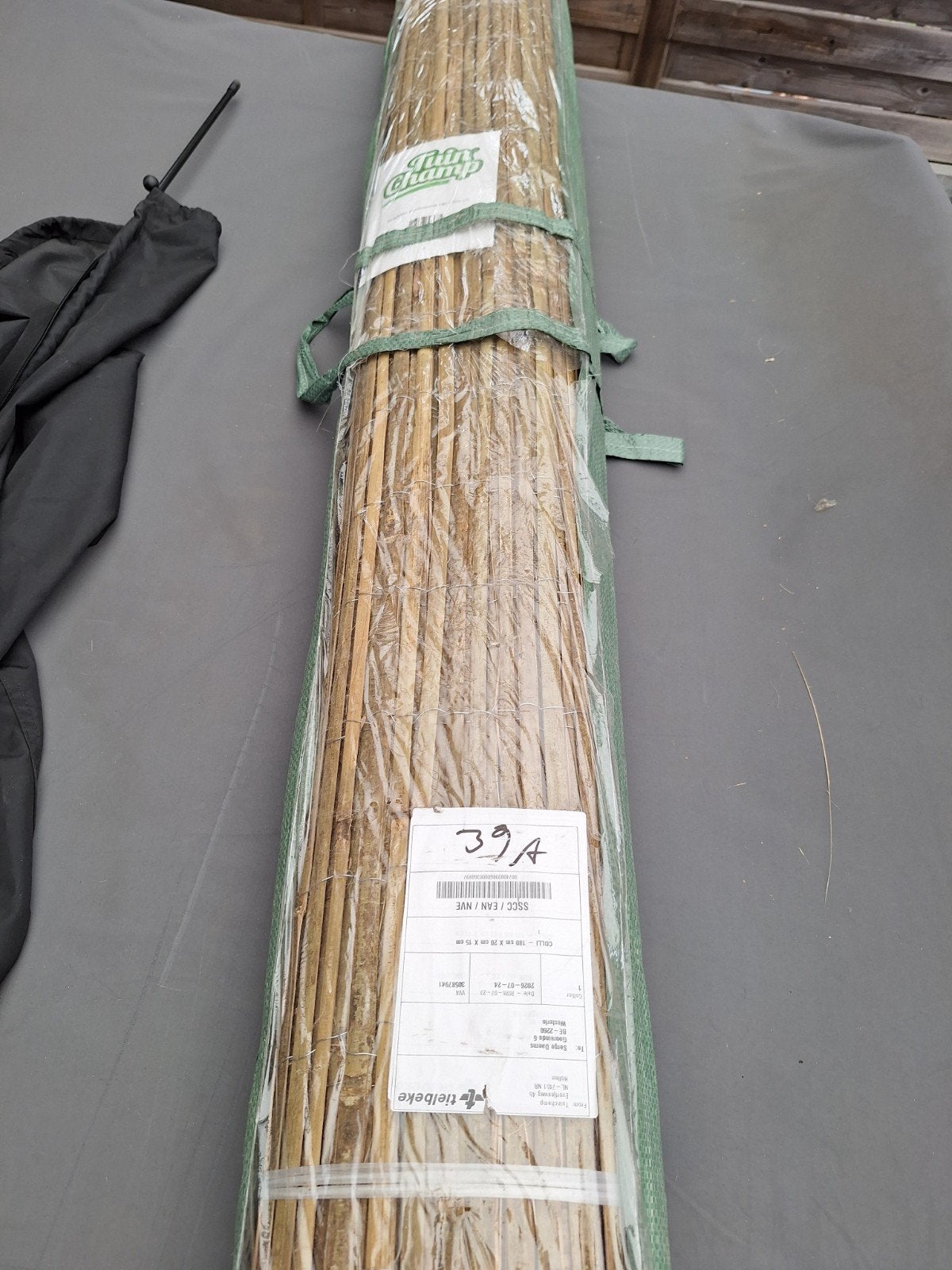 een bamboe mat om tegen een omheining te bevestigen, Tuin en Terras, Ophalen, Overige materialen, Nieuw, 200 cm of meer