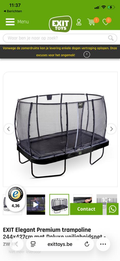 Trampoline exit toys, Enfants & Bébés, Jouets | Extérieur | Trampolines, Utilisé, Enlèvement
