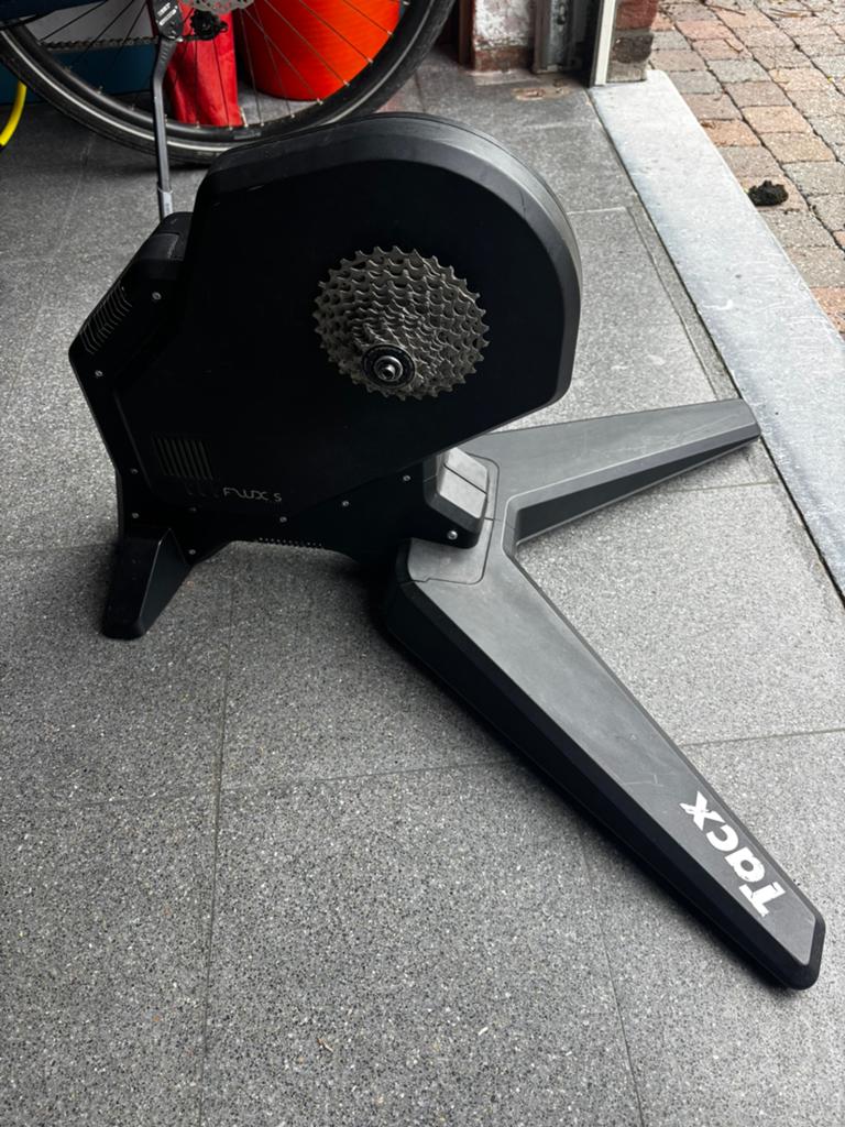 tacx flux s fietsrollen, Sport en Fitness, Ophalen, Gebruikt