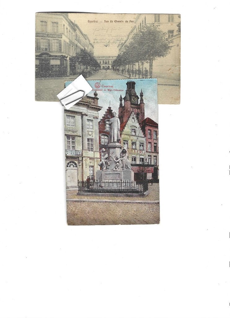 kaarten WOI kortrijk, Verzamelen, Ophalen of Verzenden