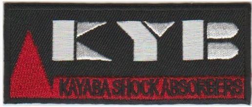 KYB stoffen opstrijk patch embleem, Motoren, Verzenden
