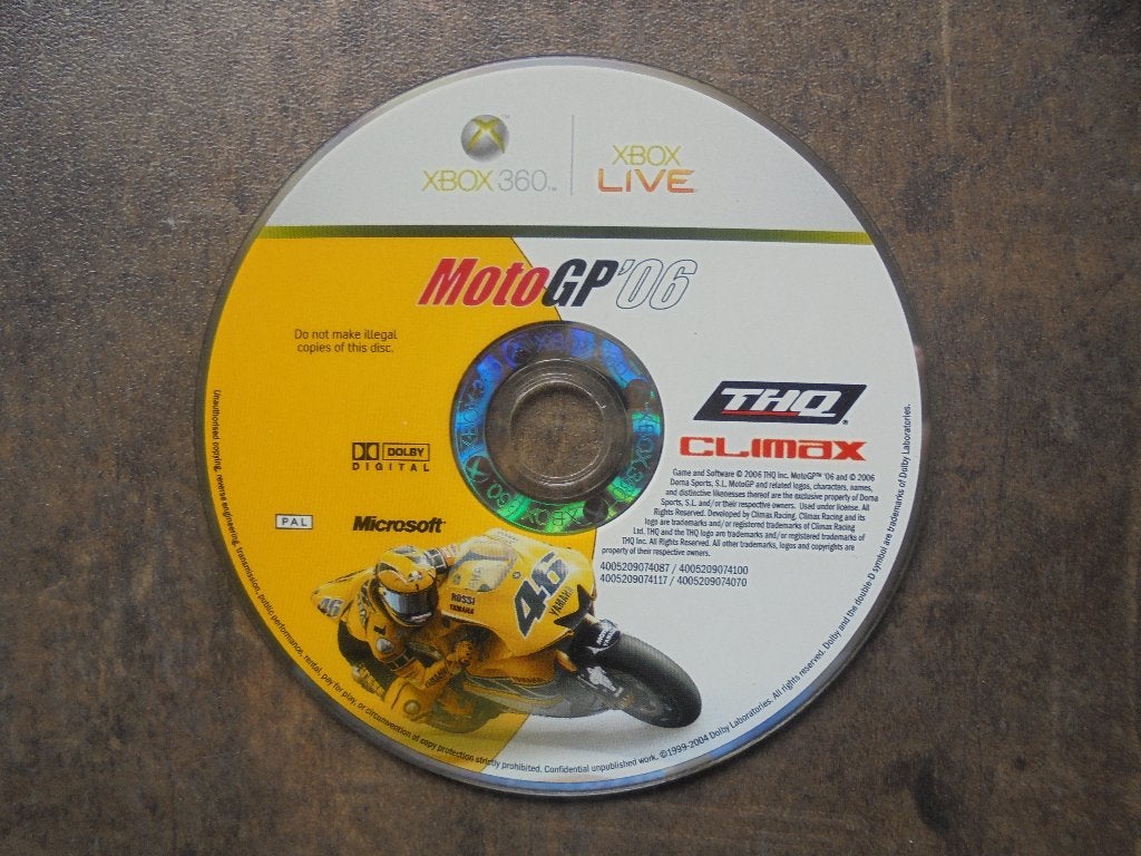 Moto GP '06 voor XBOX 360 (zie foto's), Consoles de jeu & Jeux vidéo, Jeux | Xbox 360, Enlèvement ou Envoi, 1 joueur, Course et Pilotage