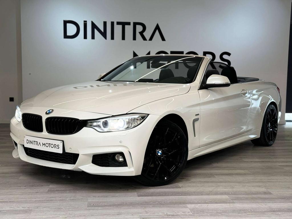 BMW 420 M-Sport Cabrio - Navi/Cruise/LED/Zetel- en Nekvw/Mem, Auto's, BMW, Automaat, 4 zetels, 4 cilinders, Cabriolet