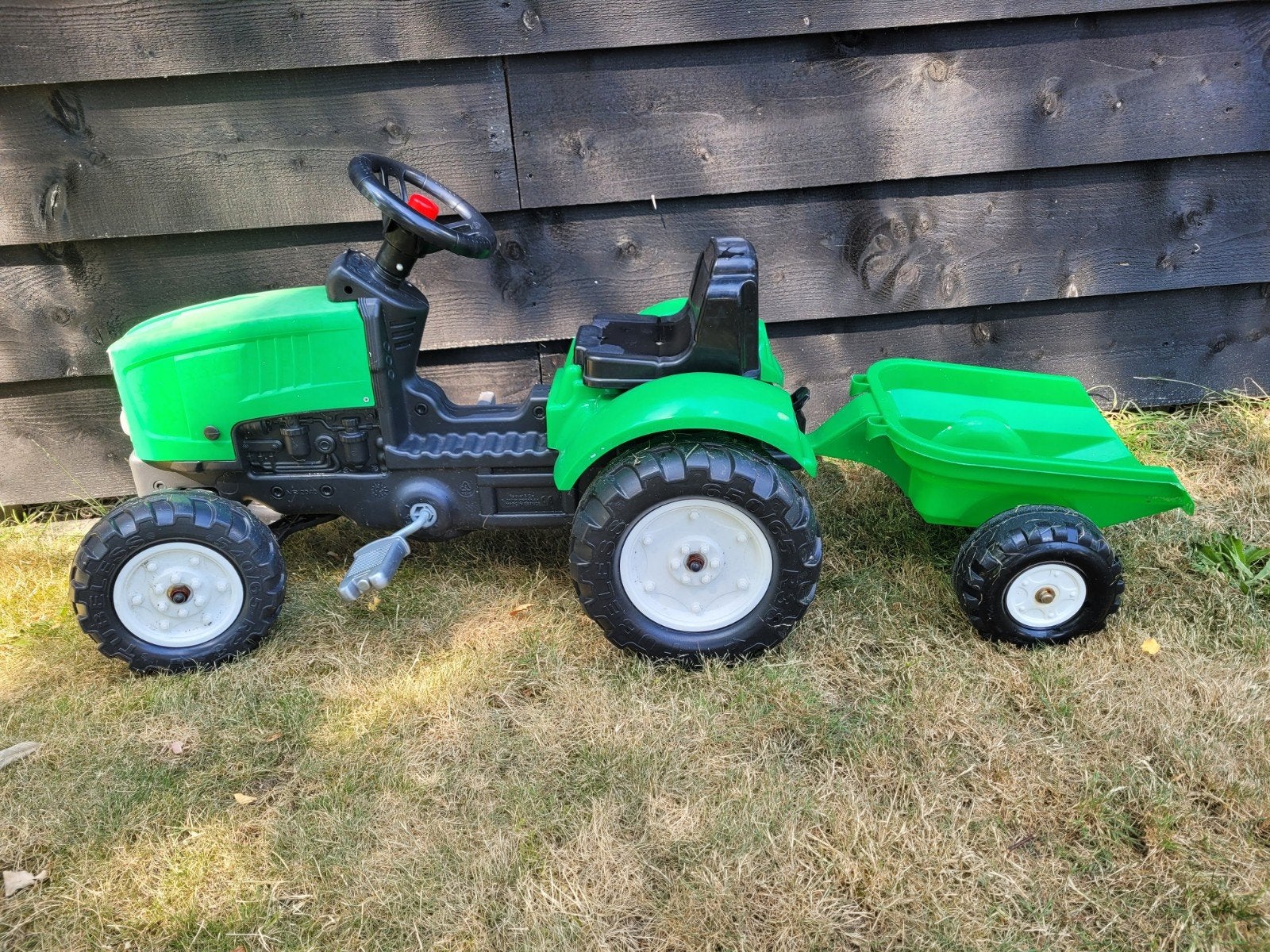 Speelgoed tractor, Ophalen
