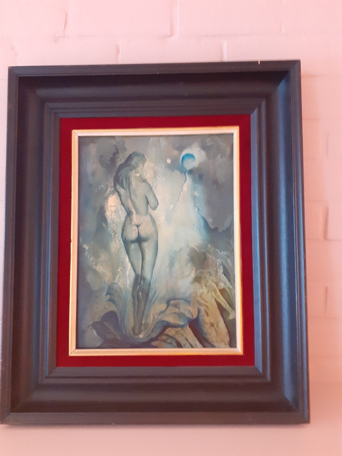 Schilderij Bevruchting, Portrait ou Personnes, Enlèvement ou Envoi, Signé, Peinture à l'huile