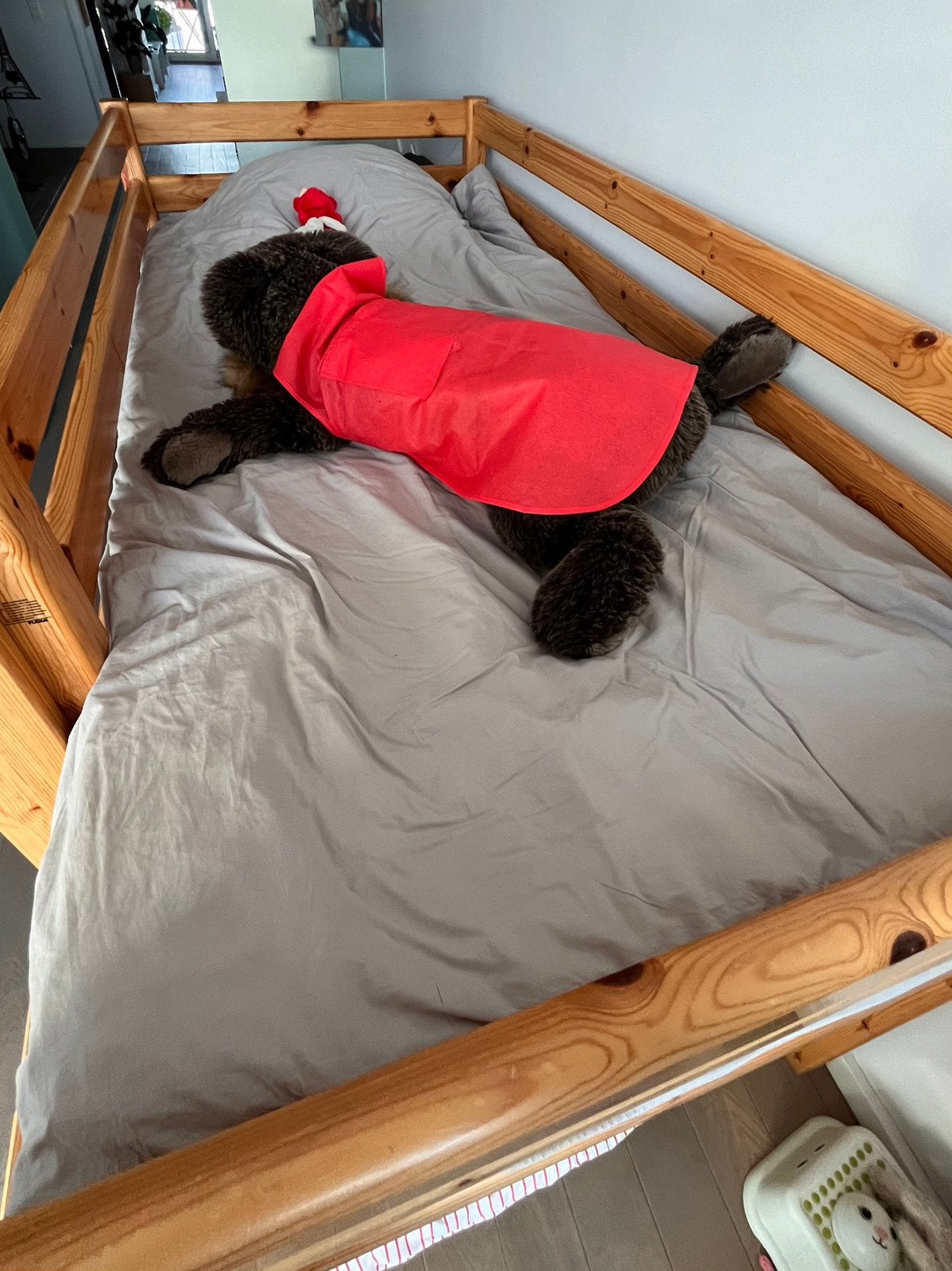 Kinder stapelbed in massief hout. Flexa. Danish Design, Ophalen, Gebruikt, Hoogslaper
