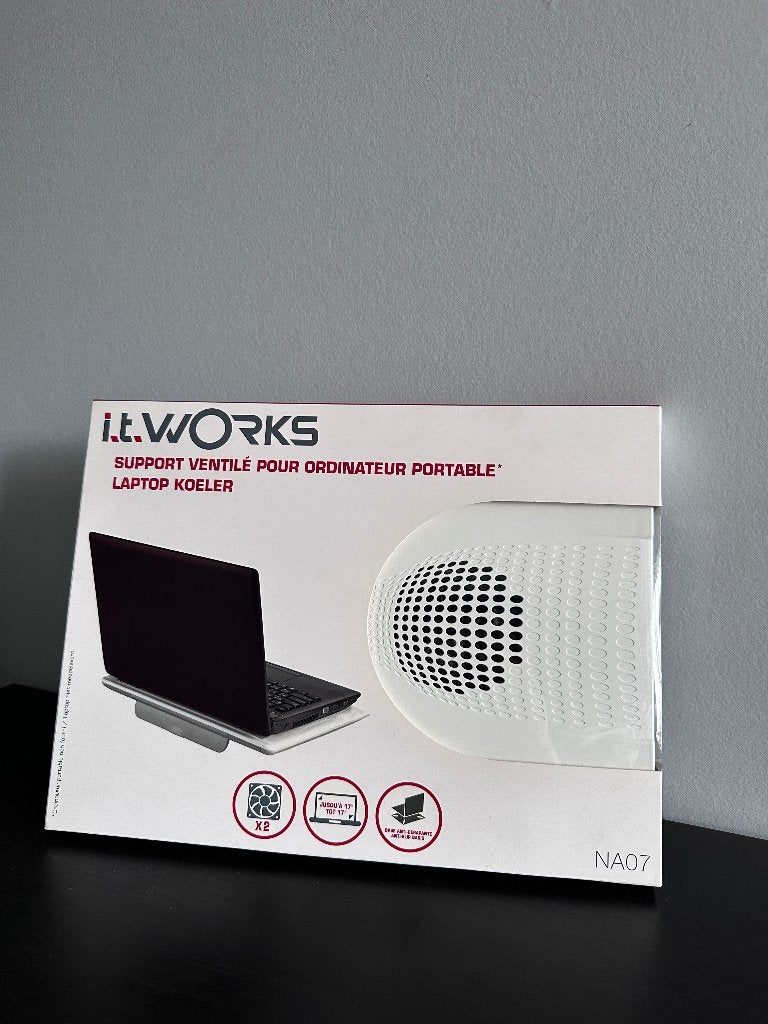 Refroidisseur, ITWORKS, Support pour PC, port USB, Enlèvement, Neuf