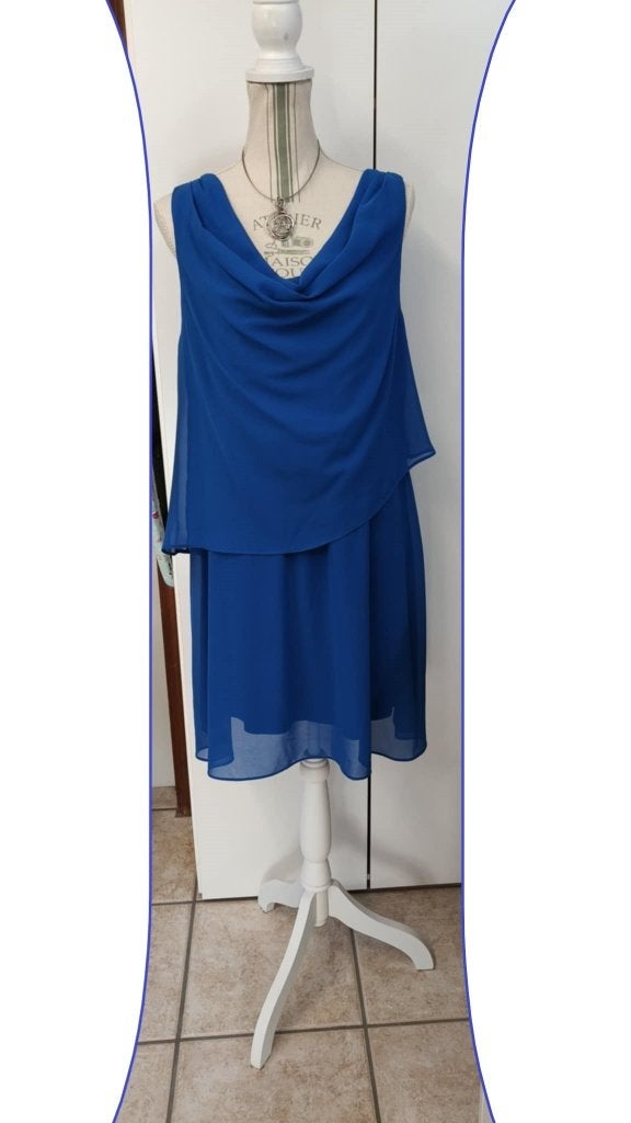 Jurk in voile Nafnaf, Kleding | Dames, Naf Naf, Ophalen, Nieuw, Blauw