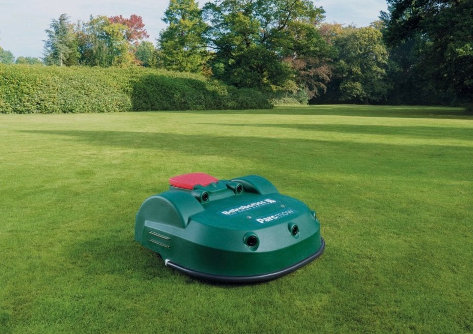 Tondeuse à gazon robotisée professionnelle ParkMow, Jardin & Terrasse, Tondeuses robotisées, Utilisé, Plus de 25 cm, Contrôlable via l'application