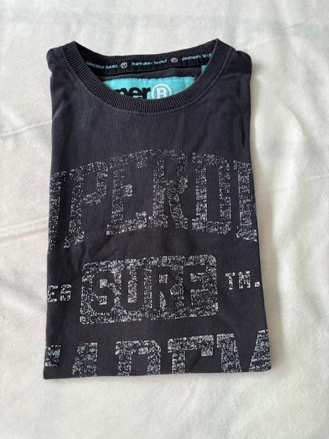 Superdry zwart T-shirt maat Small / Unisex, Ophalen, Zo goed als nieuw, Zwart, Superdry