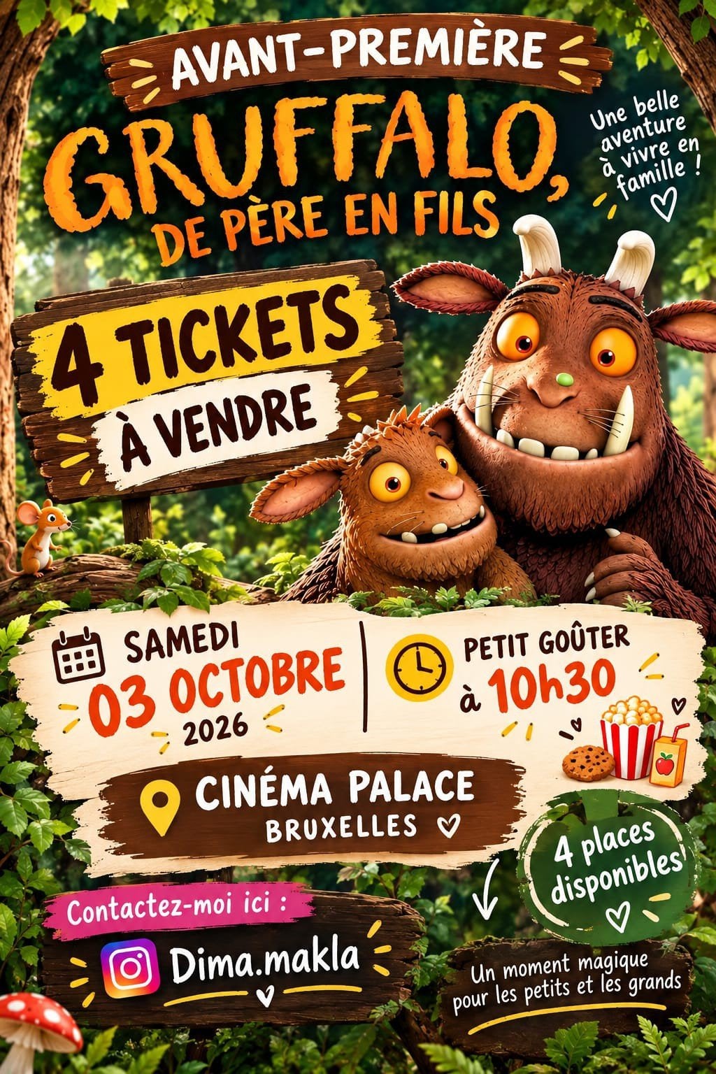 avant-première, Tickets en Kaartjes
