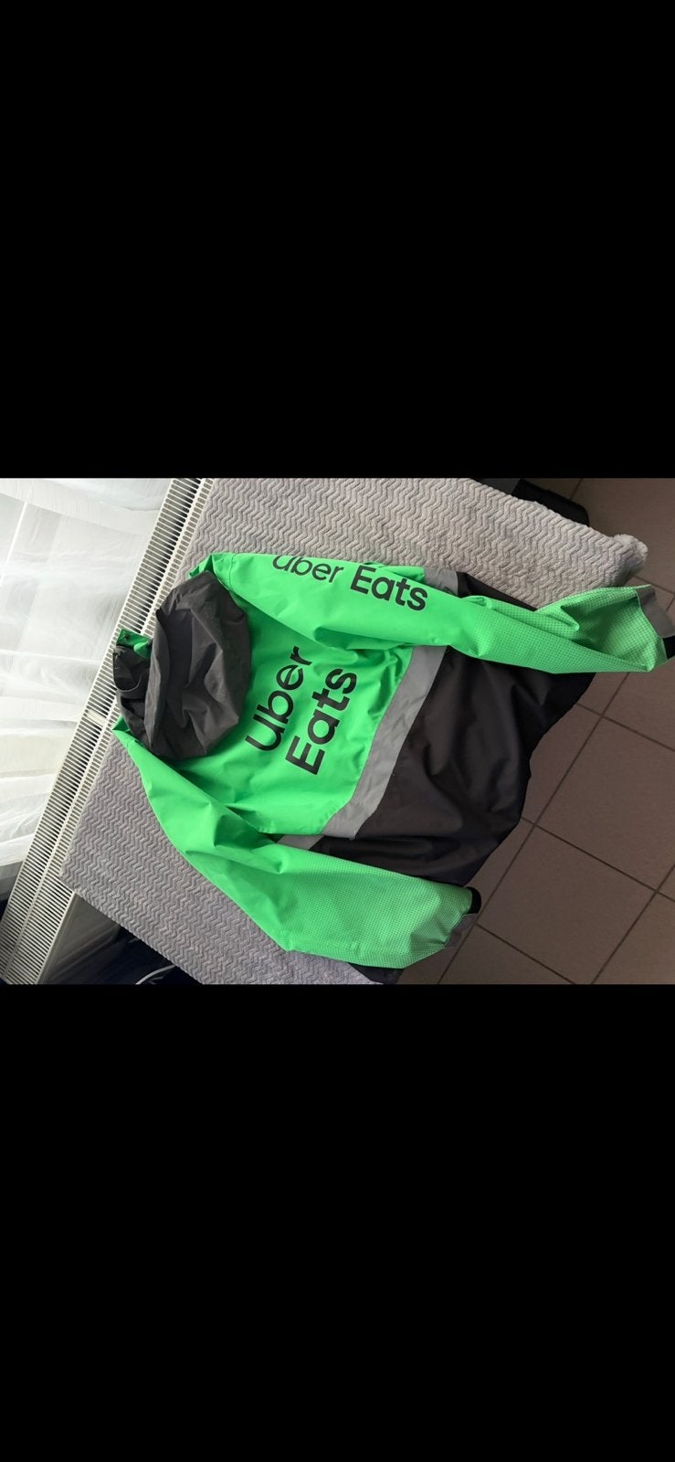 UberEats jas maat XXL, Ophalen, Overige typen, Overige maten, Zo goed als nieuw