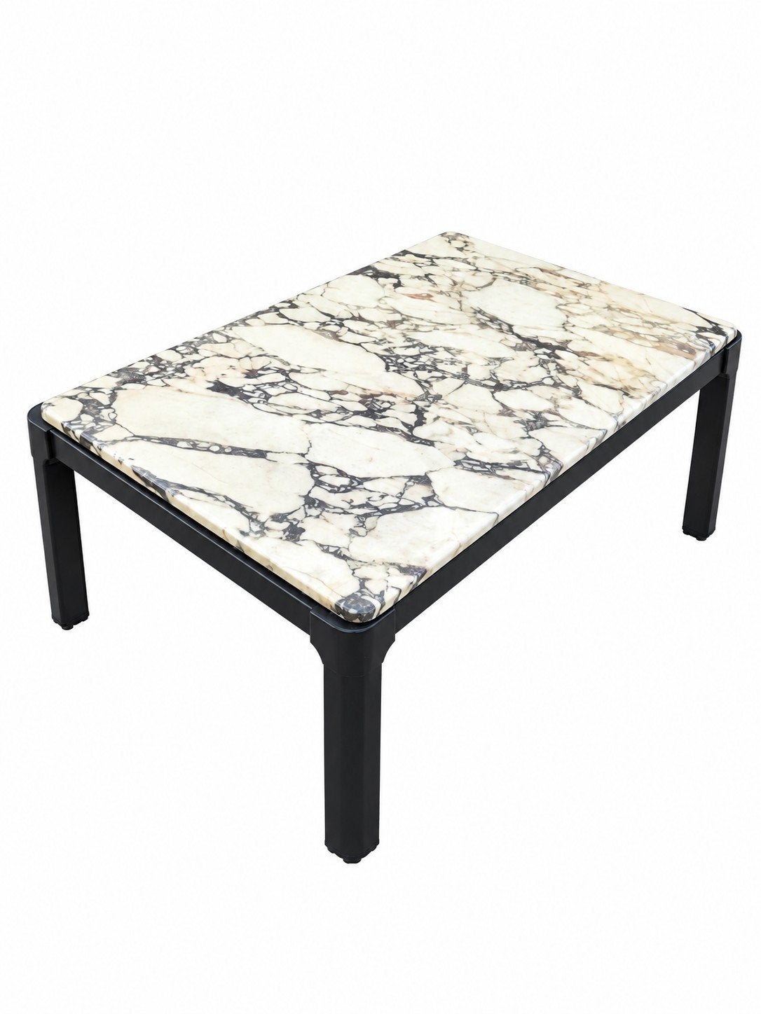 Prachtige Vintage Design Salontafel – Calacatta Viola Marmer, Antiek en Kunst, Ophalen