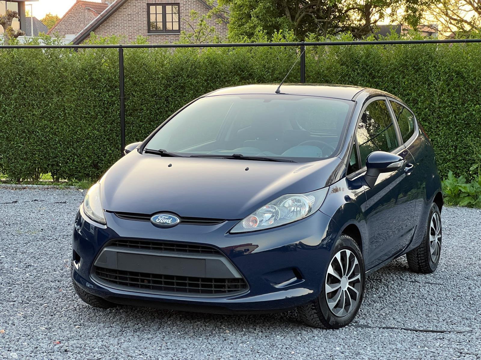 Ford Fiesta 1.25i Benzine 60Pk 2009 176.000km Airco, Auto's, Ford, Blauw, Bedrijf, Radio, Fiësta