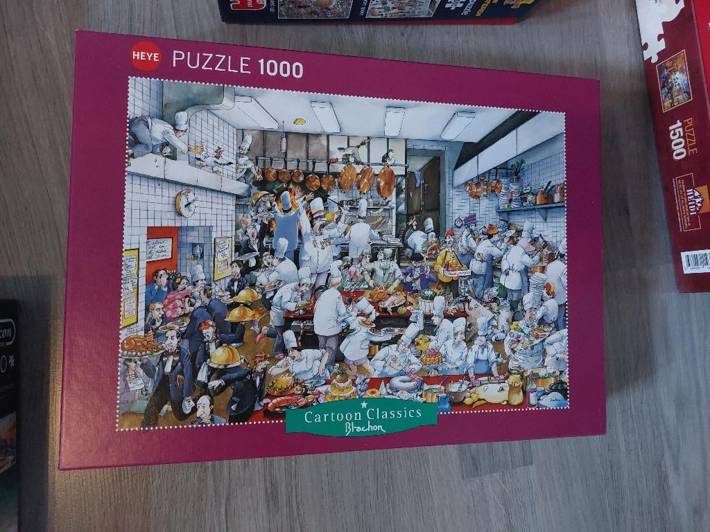 Puzzel Heye 1000 stuks "Creative Cooks", Ophalen of Verzenden, 500 t/m 1500 stukjes, Zo goed als nieuw, Legpuzzel