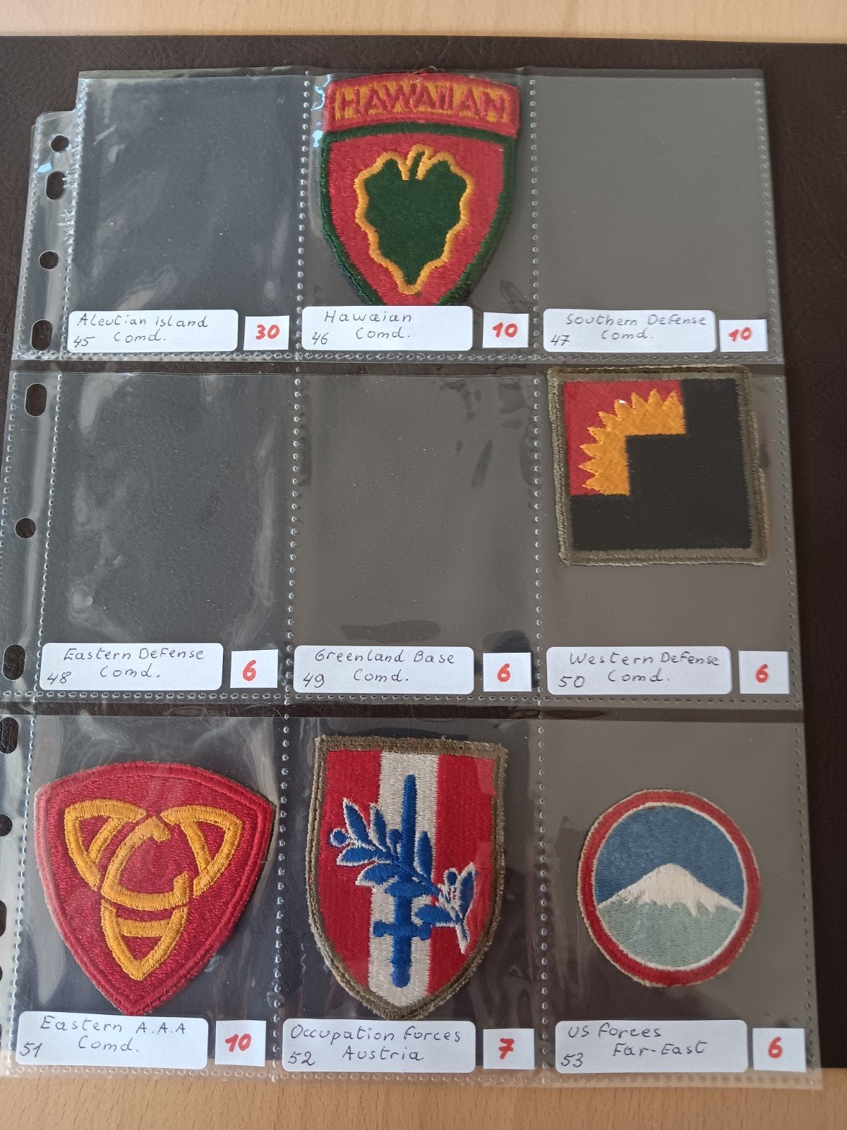 Us ww2 patches, Ophalen of Verzenden