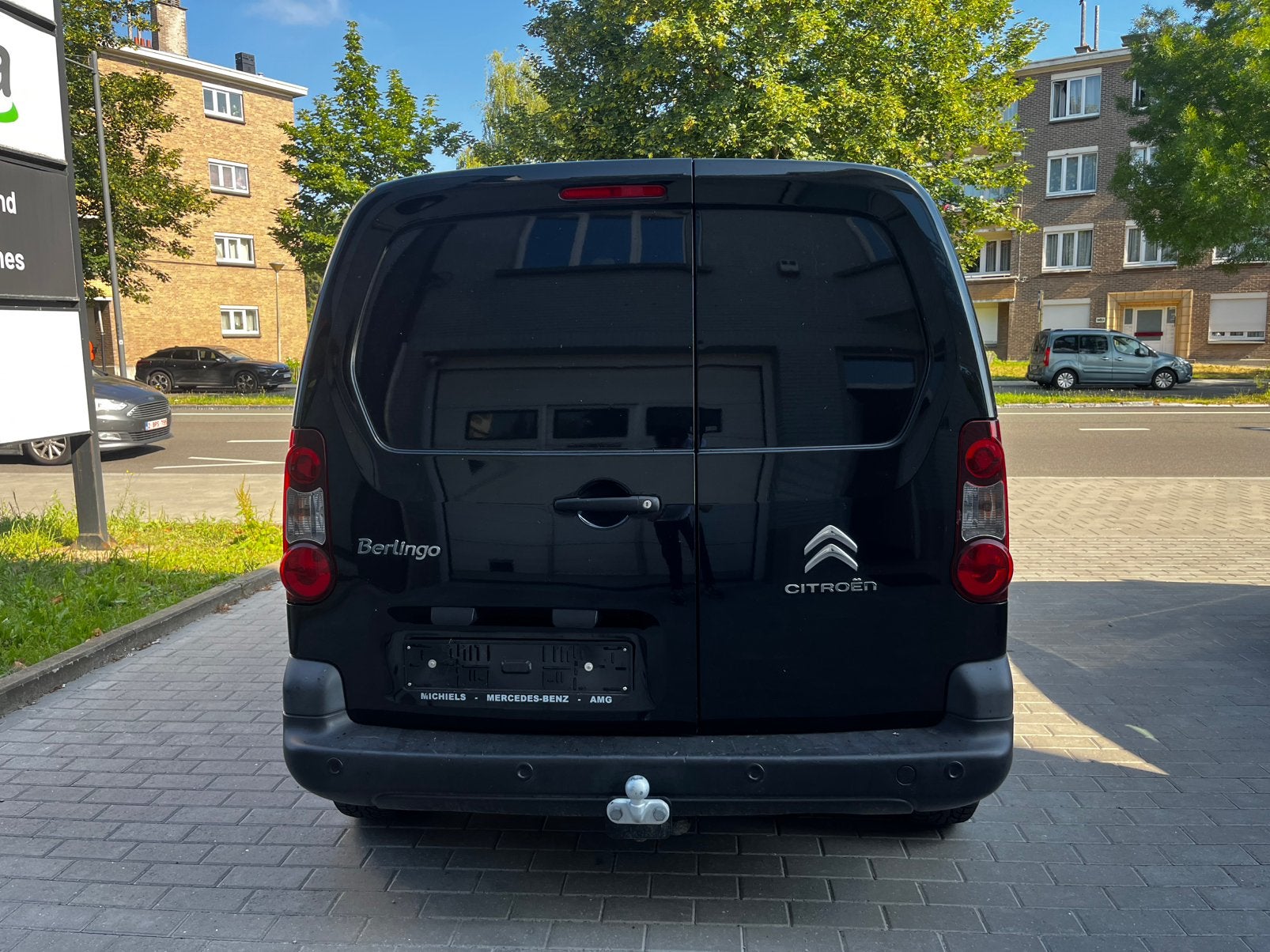 CITROEN BERLINGO BENZINE 3-ZITS, Stof, 4 cilinders, Zwart, Bedrijf