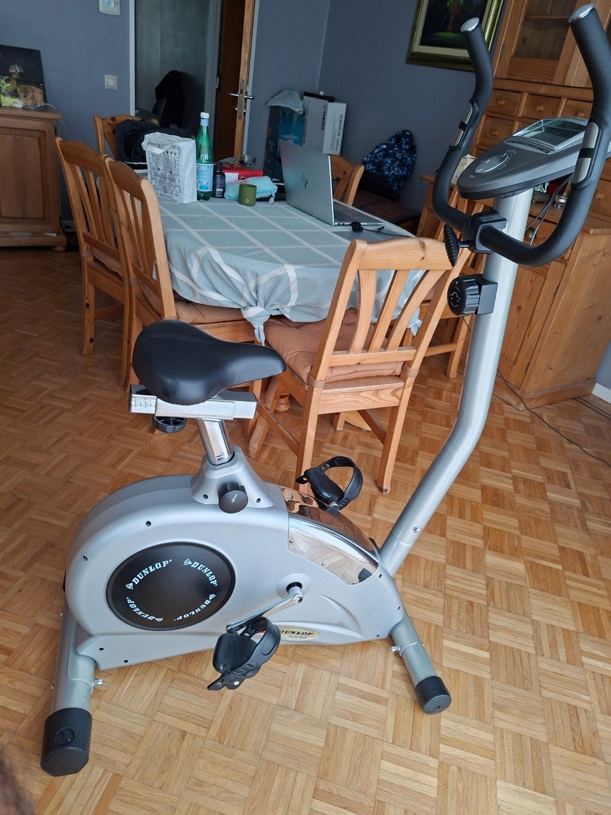 Vélo d’appartement DUNLOP – Entièrement fonctionnent, Enlèvement, Utilisé, Métal, Vélo d'appartement