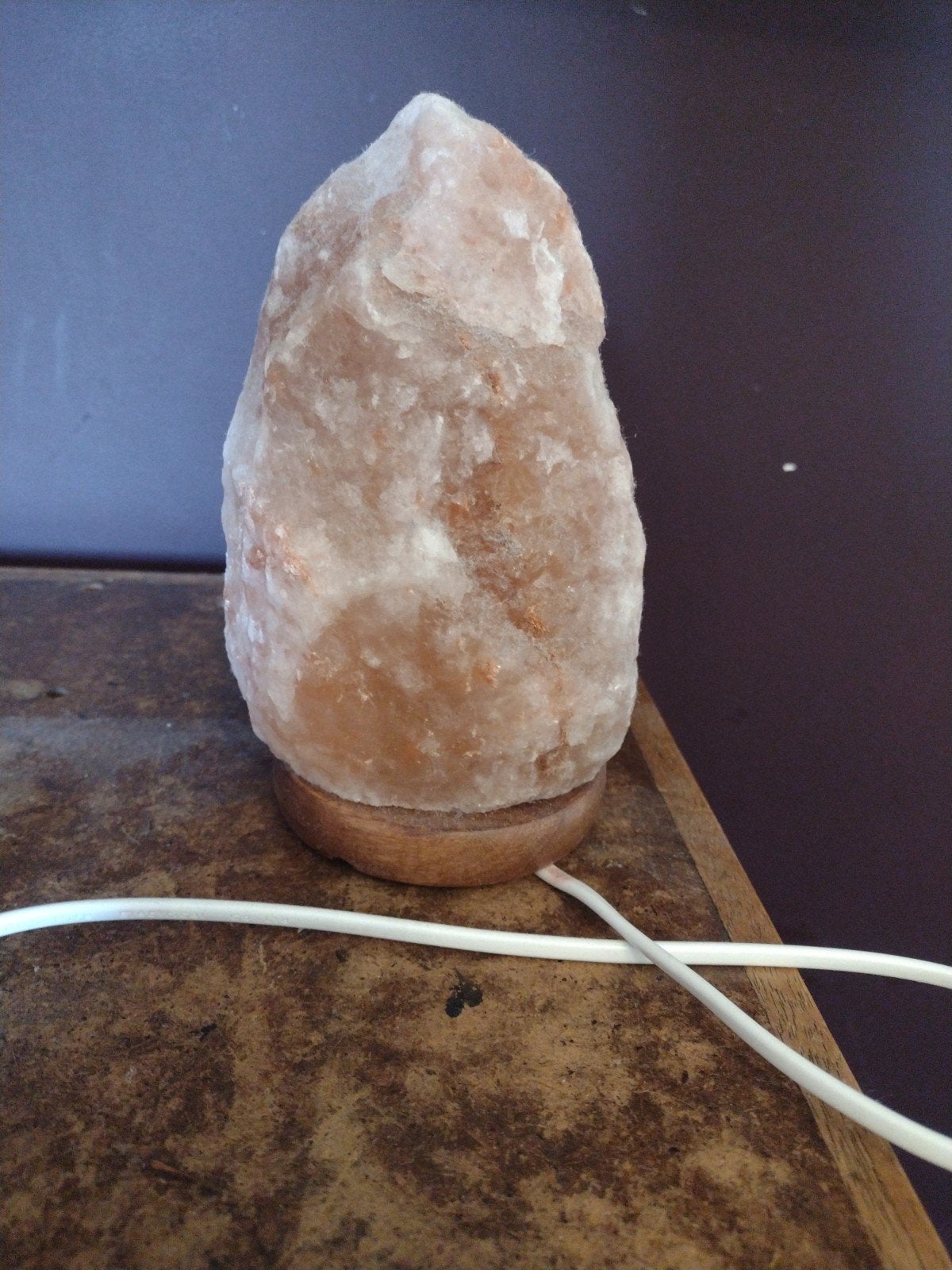 himalaya zoutlamp, Ophalen, Zoutlamp
