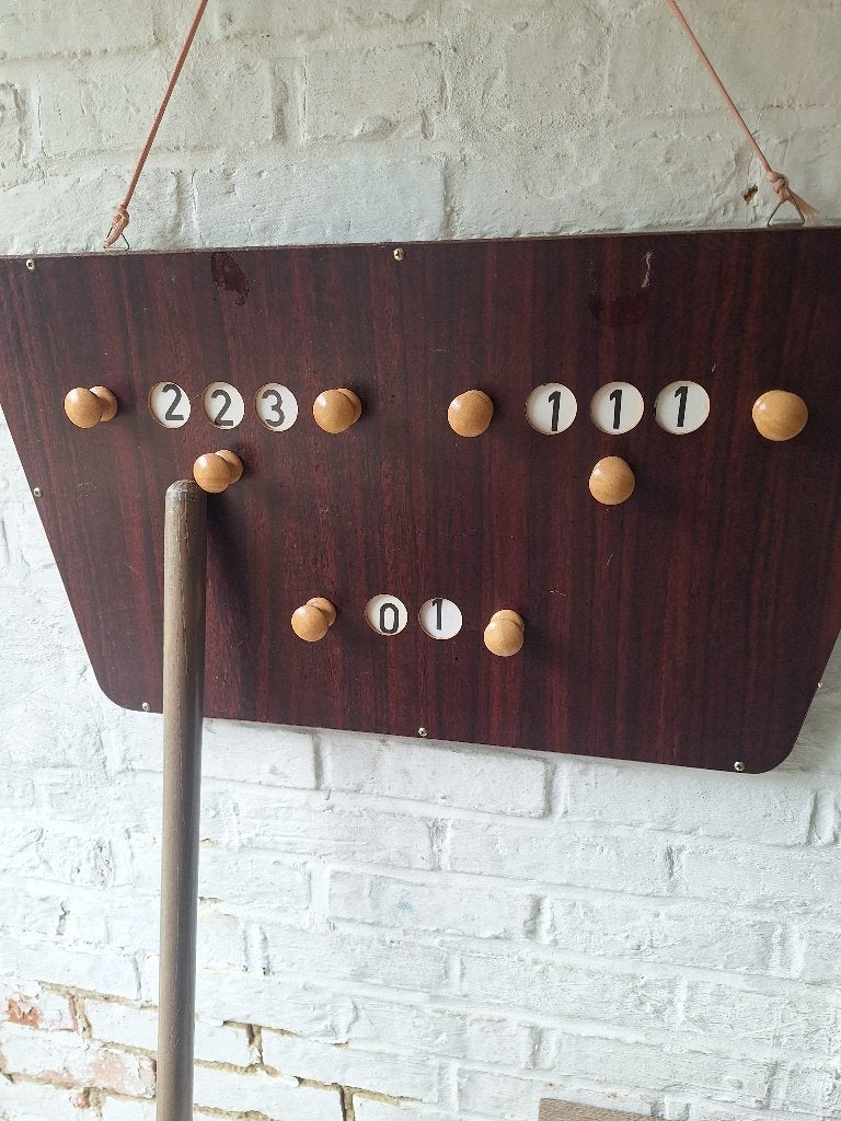 Score bord biljart, Sport en Fitness, Ophalen, Zo goed als nieuw, Biljarttafel