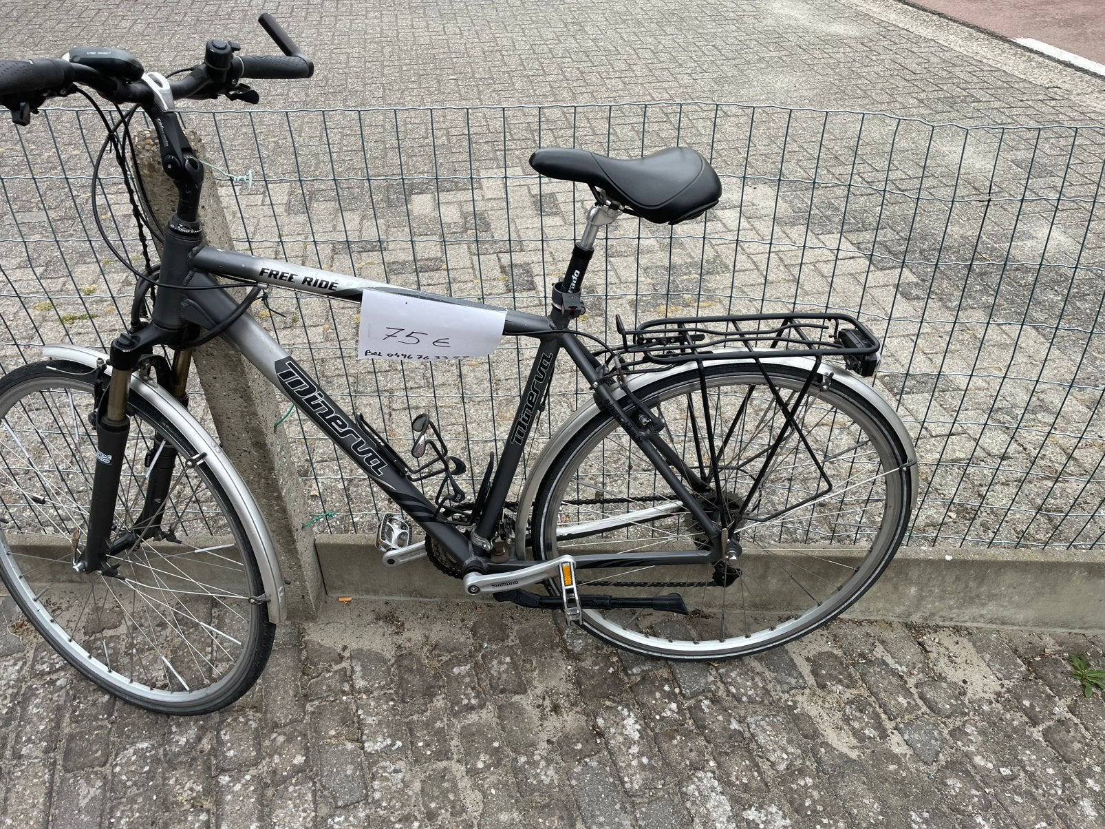 Heren fiets, 28 inch, Gebruikt, 10 tot 15 versnellingen, Velgrem