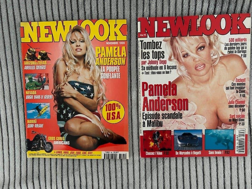 2 Newlook Magazines - Pamela Anderson (Playboy), Verzamelen, Ophalen of Verzenden
