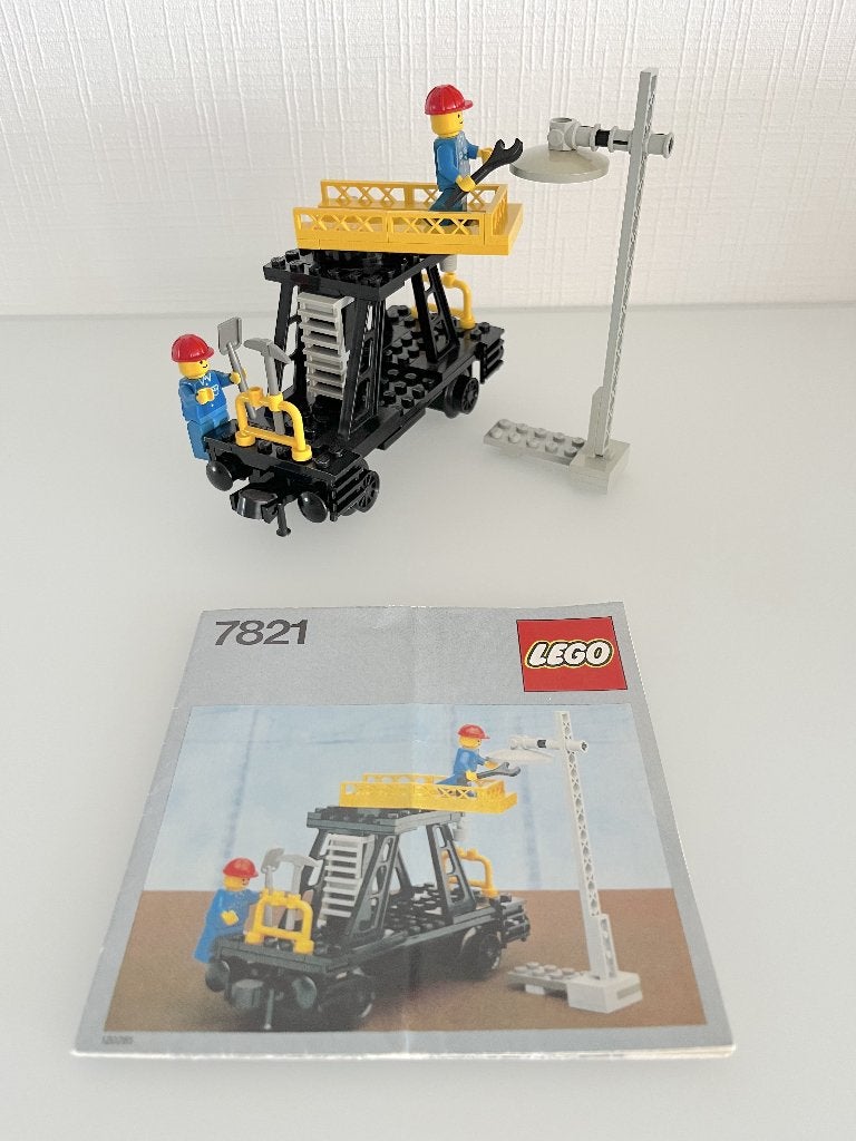 LEGO trein - 7821 Trains Service Wagon, Enlèvement ou Envoi, Utilisé, Complet, Lego