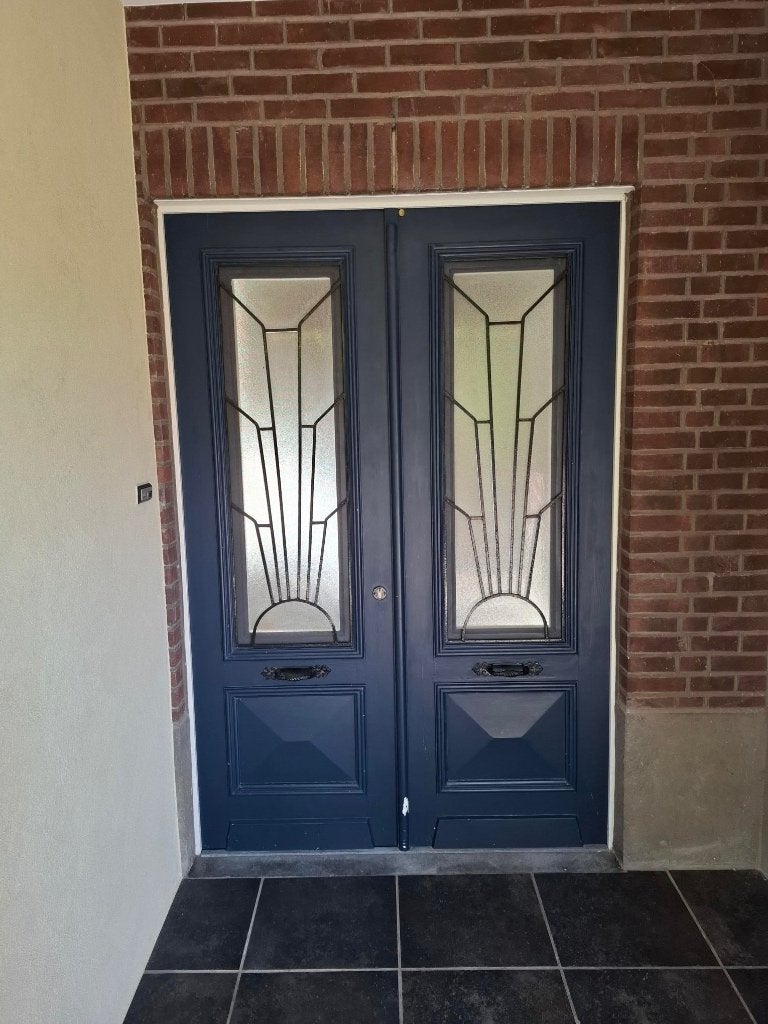 Prachtige dubbele voordeur herenhuis, Ophalen, Gebruikt, Hout, Buitendeur