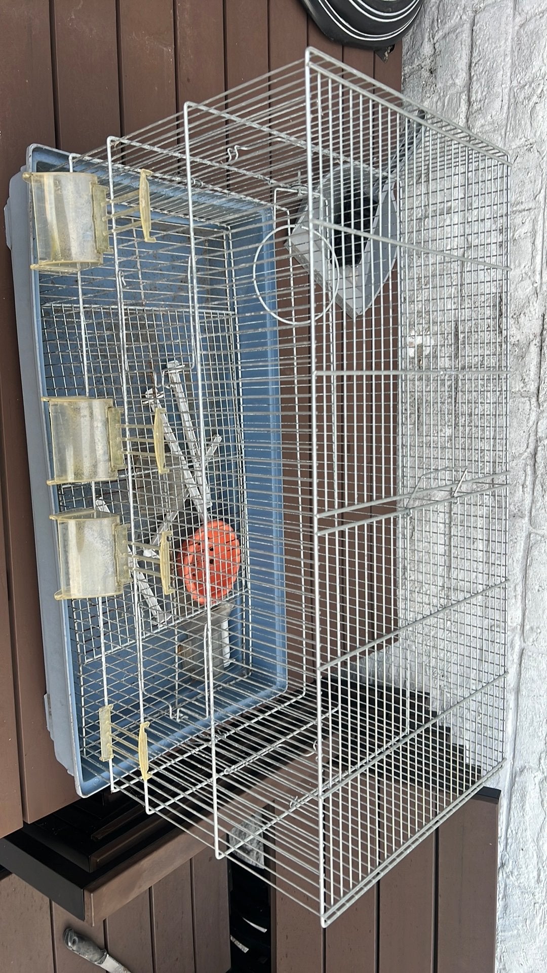 Cage avec accessoires, Enlèvement, Utilisé