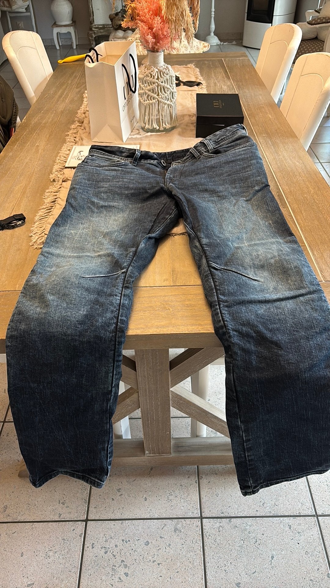 Jeans moto Revi't taille 34, Motos, Enlèvement, Neuf, sans ticket, Hommes, Pantalon | textile