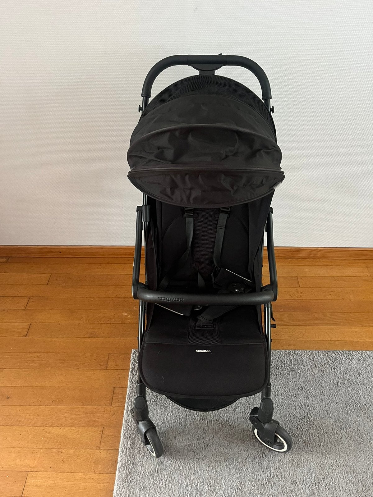 Hamilton X1 inklapbare plooibuggy, Kinderen en Baby's, Ophalen, Zo goed als nieuw, Regenhoes