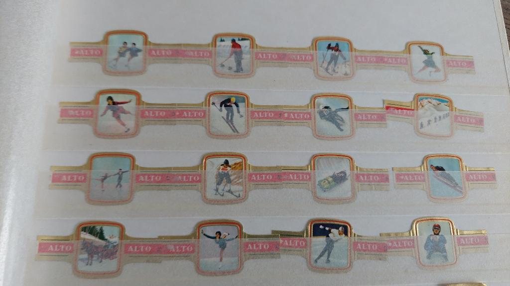 sigarenbandjes Alto "wintersport", Verzamelen, Ophalen of Verzenden, Zo goed als nieuw, Sigarenbandjes