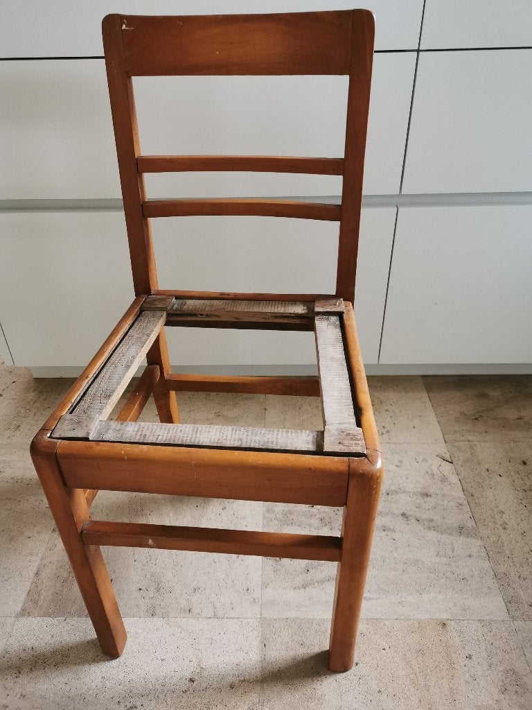 Houten stoelen., Maison & Meubles, Brun, Enlèvement, Bois, Cinq, Six Chaises ou plus