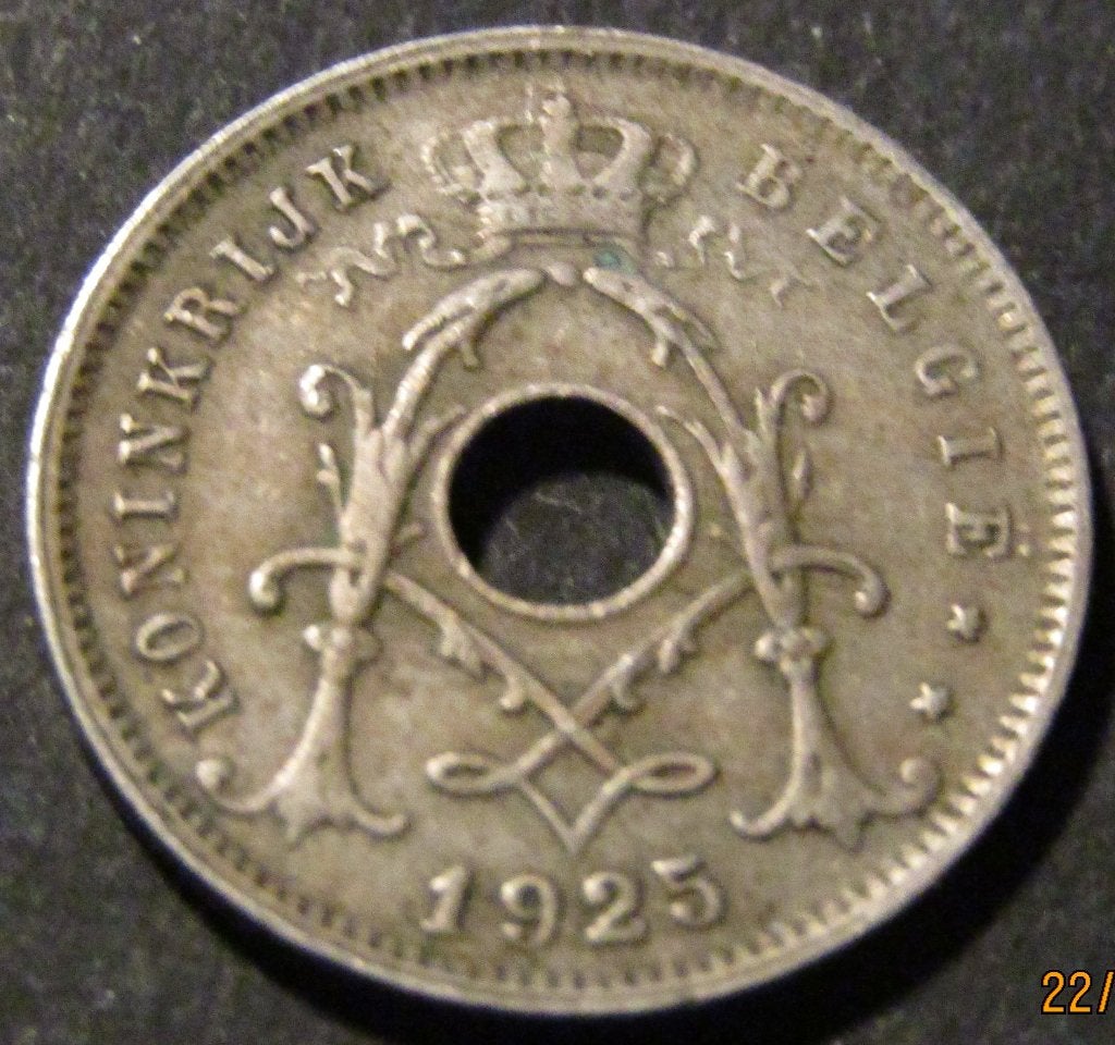 5 centimen 1925 en néerlandais - Albert I, Timbres & Monnaies, Enlèvement ou Envoi, Autre, Monnaie en vrac