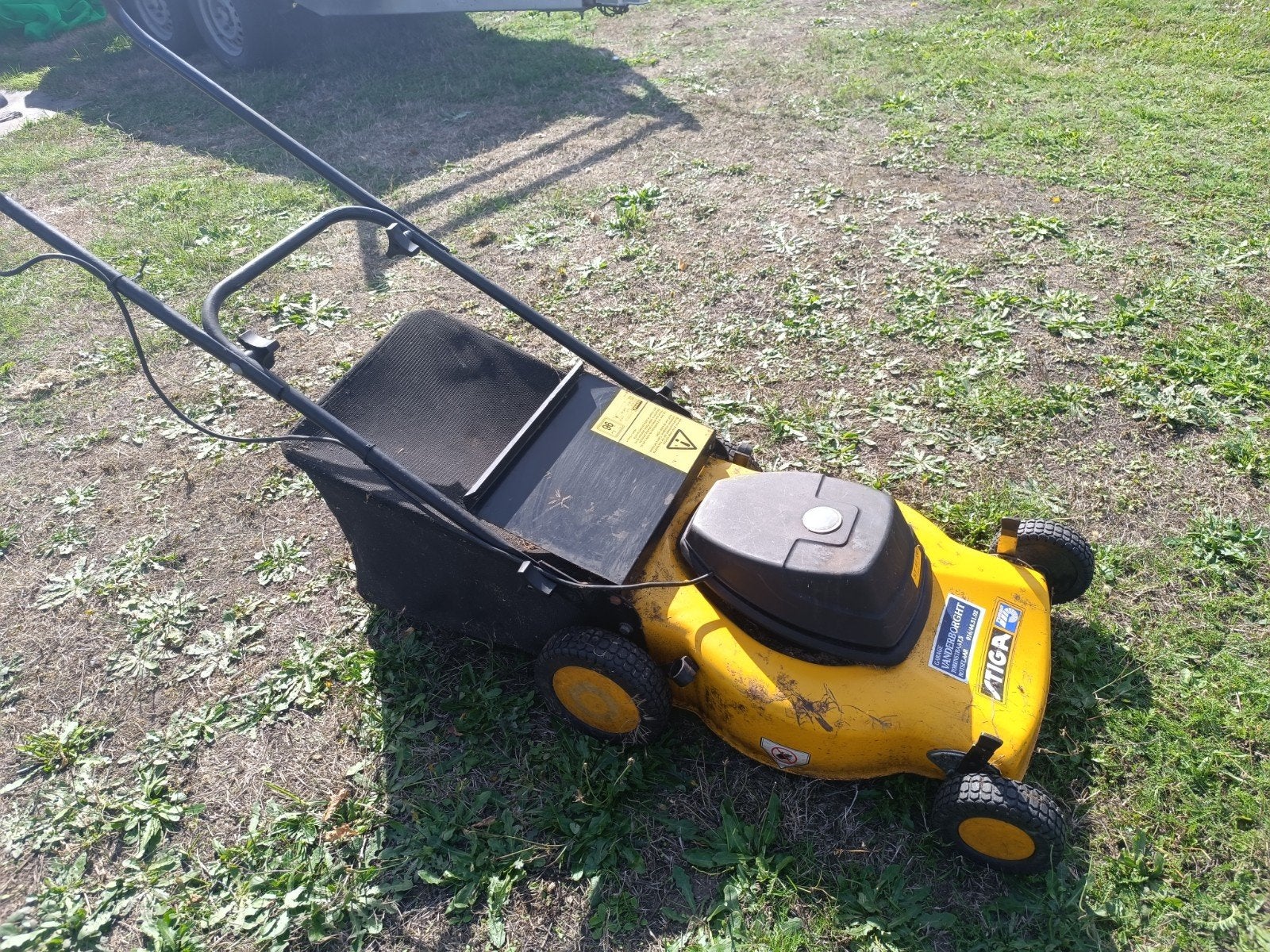 stiga elektrische grasmaaier, Ophalen, Elektrische grasmaaier, Opvangzak