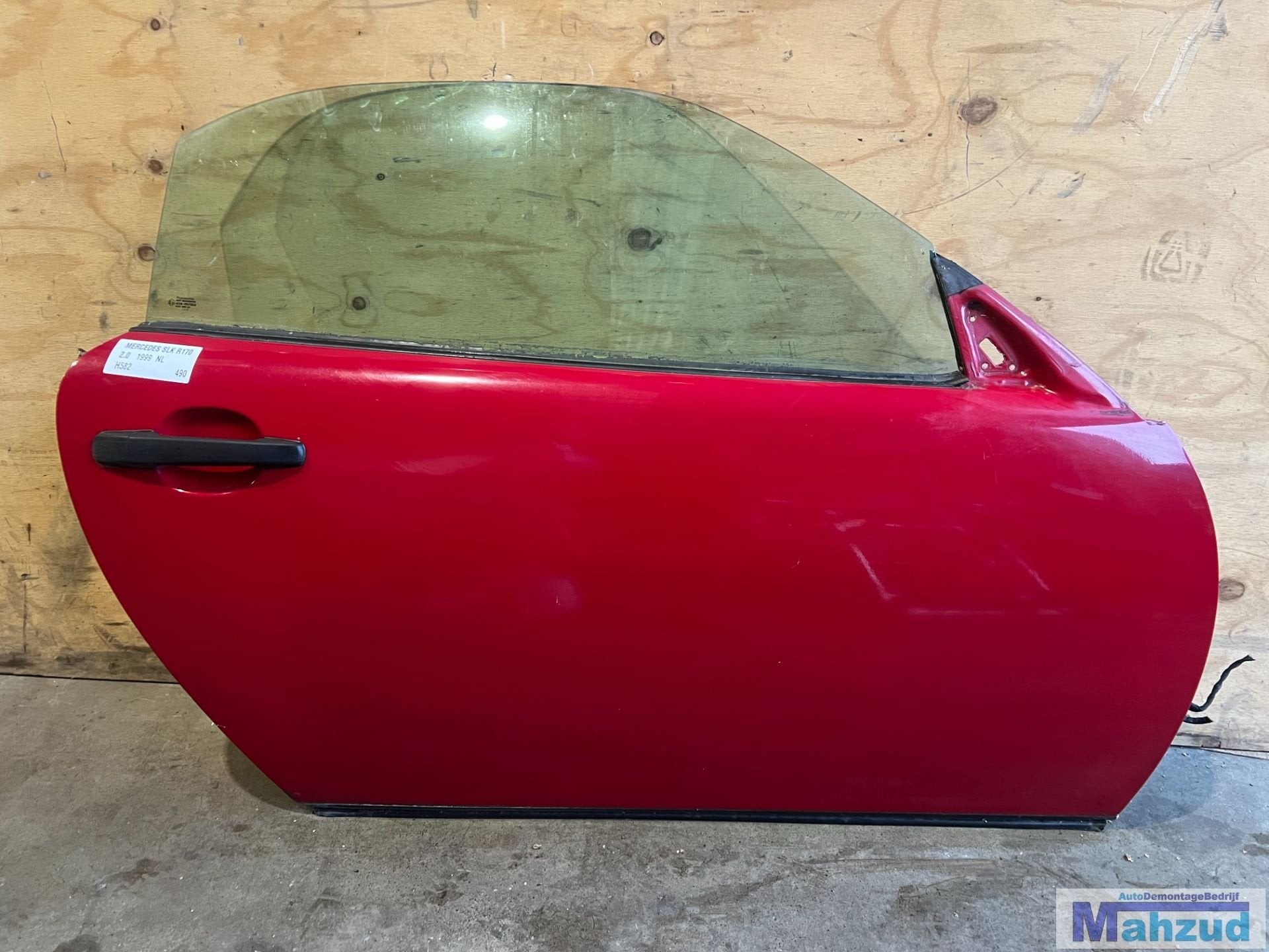 MERCEDES SLK R170 ROOD H582 Rechts deur 1996-2000, Gebruikt, Mercedes-Benz AG, Deur, Mercedes-Benz