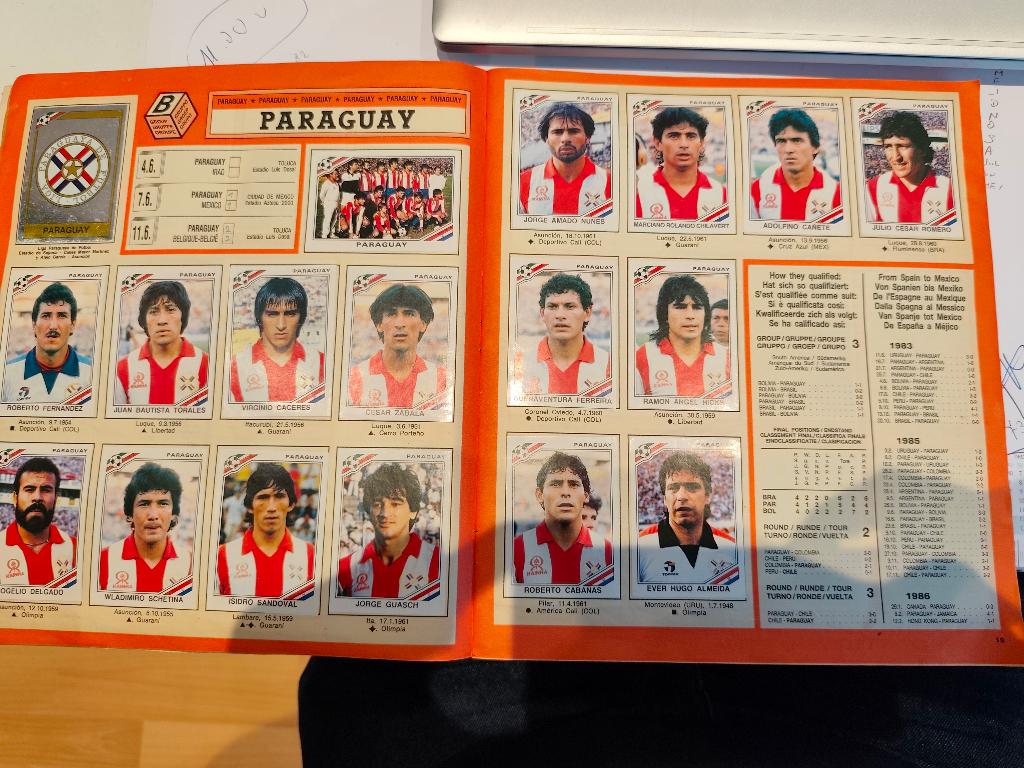 Mexico 86 Panini stickerboek, Ophalen, Gebruikt, Sport