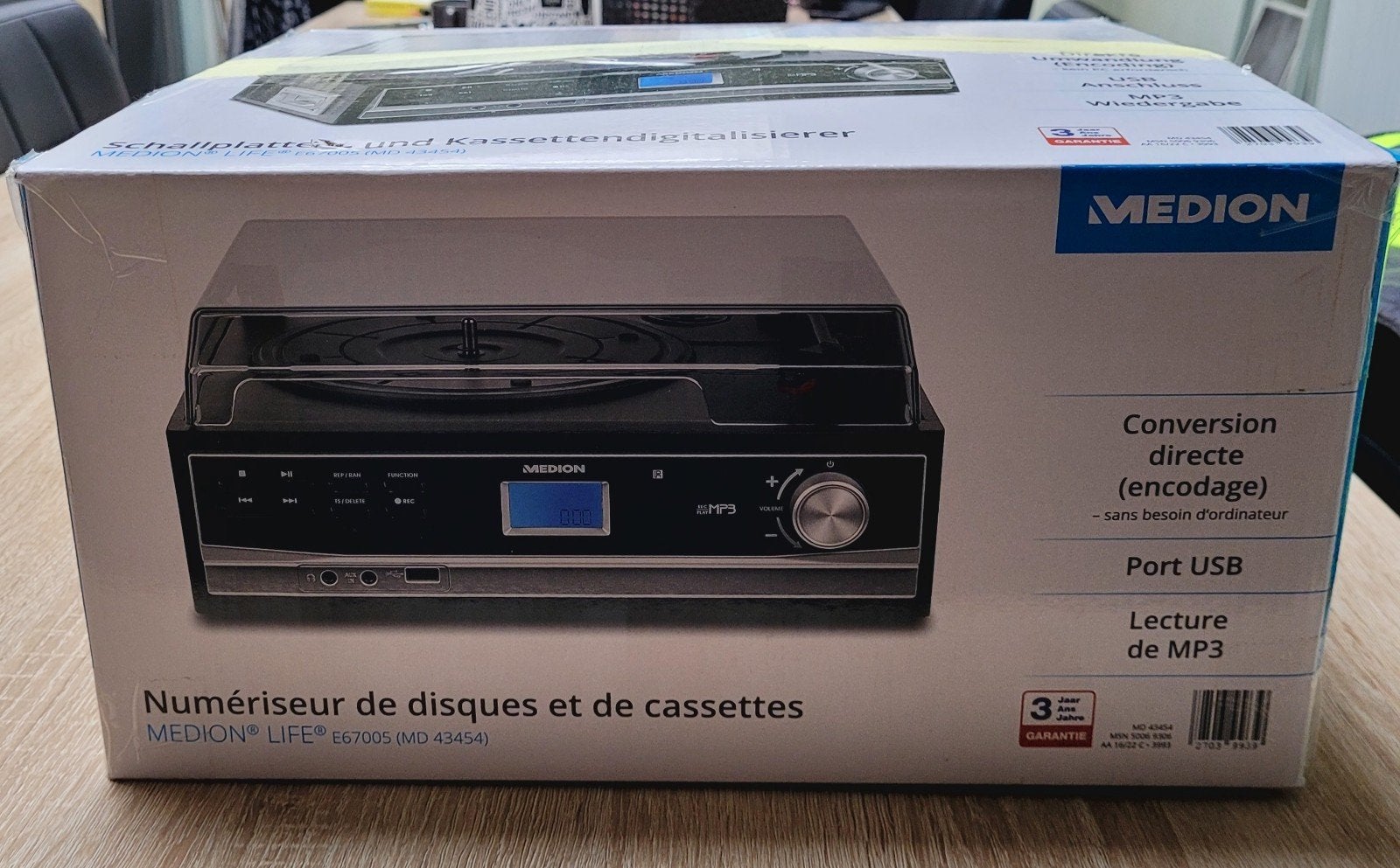 Medion Life Platenspeler & Cassettespeler, Audio, Tv en Foto, Platenspelers, Ophalen
