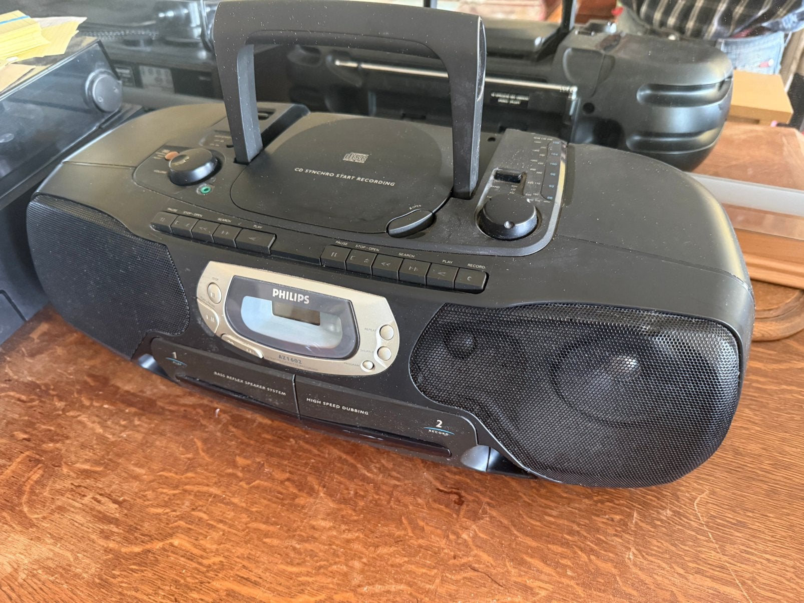 Radio-CD- cassettespeler, Audio, Tv en Foto, Ophalen of Verzenden, Dubbel, Philips