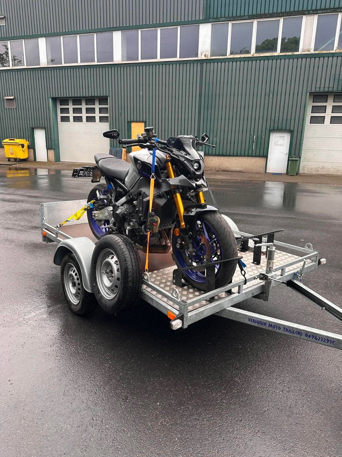 te huur moto trailer  voor 2 motoren ko, Enlèvement