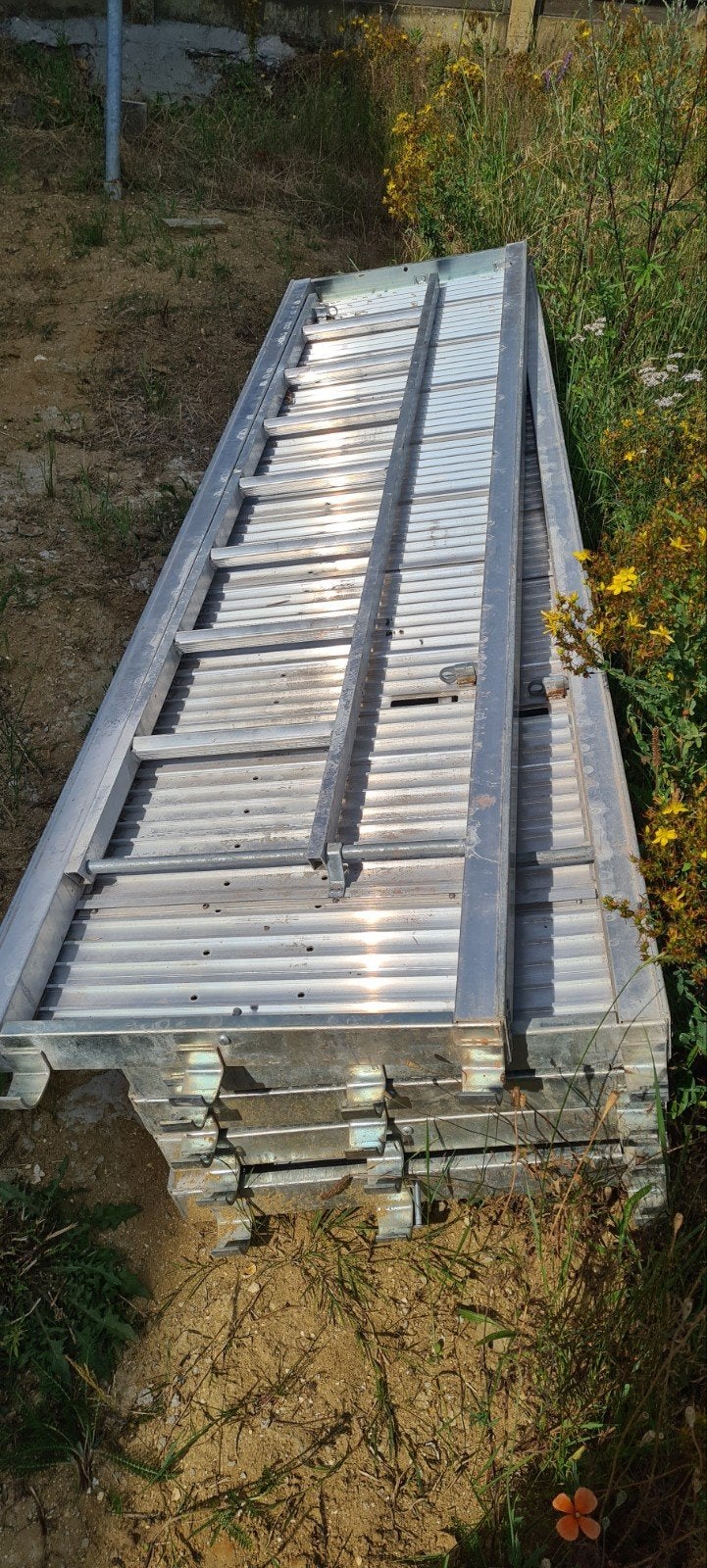 5 aluminium loopplanken 250cm, Doe-het-zelf en Bouw, Ophalen