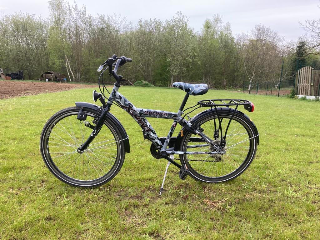 Jongensfiets 24 inch met versnellingen, Ophalen, Gebruikt, 24 inch of meer
